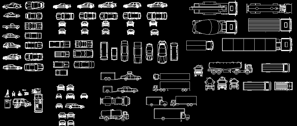 vehicle blocks DWG design drawings.Download cad file now.