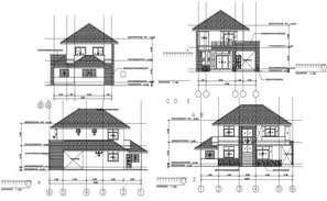 5 BHK House Plan In AutoCAD File - Cadbull