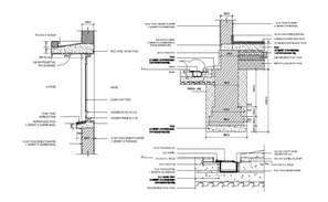 Plinth protection detail specified in this AutoCAD drawing file ...