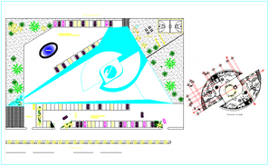 Perspective view of a building dwg file - Cadbull