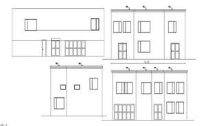 2 story House plan dwg file - Cadbull