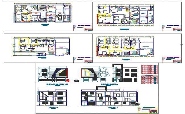 Hotel building and terrace plan detail 2d view autocad file - Cadbull