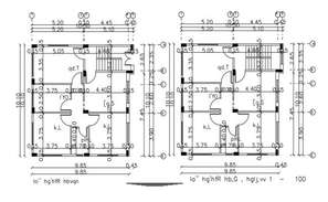 Electrical And Plumbing Layout Plan Of 2 BHK House Project - Cadbull