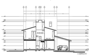 Villa Architecture Ground Floor And First Floor Plan Drawing - Cadbull