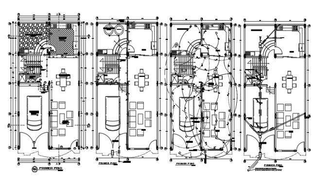 10x20 Meter 2 BHK House AutoCAD Plan Layout File