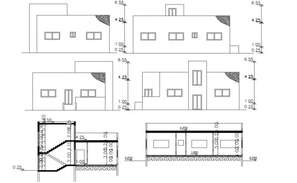 Villas drawing - Cadbull