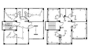 Electrical house plan detail dwg file - Cadbull