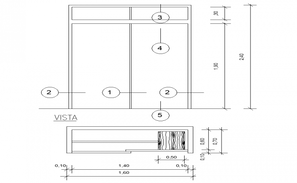 Rest bench wooden top and side view elevation cad drawing details dwg ...