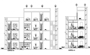 1 Bedroom Apartment Furniture Layout Plan - Cadbull