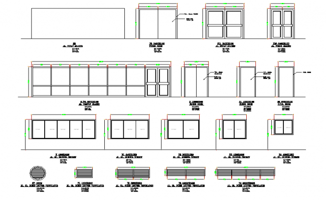 Window frame drawing and installation cad drawing details dwg file ...