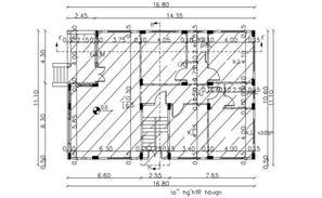 Planning house detail dwg file - Cadbull