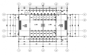 Detail Of Auditorium Commercial Plan Layout File - Cadbull