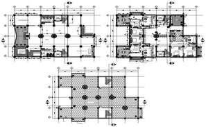 10X20 Meter 3 BHK Apartment House Layout Plan AutoCAD Drawing DWG File ...