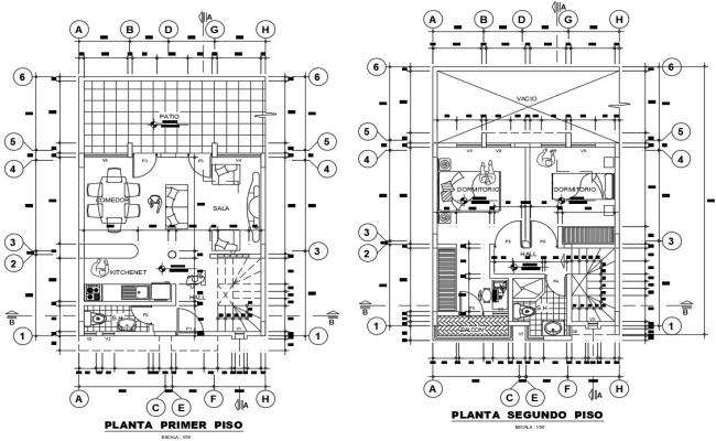 Traditional style house design AutoCAD drawing - Cadbull