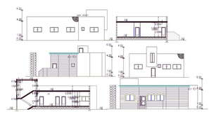 Villa Layout Design - Cadbull