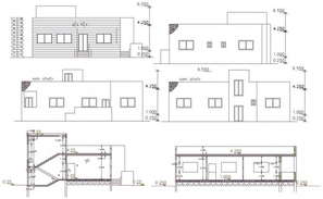 Working house layout file - Cadbull