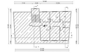 Hexagon Shaped Restaurant Plan AutoCAD Drawing Download DWG File - Cadbull