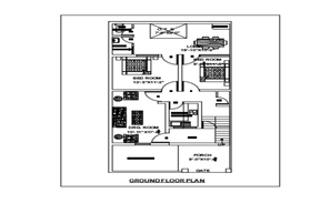 House Section Drawing DWG File - Cadbull