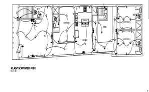 Apartment Electrical Layout Design Plan - Cadbull