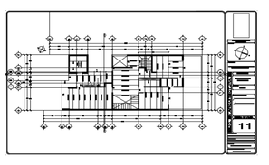 Beam plan and section detail dwg file - Cadbull