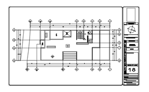 3 BHK Apartment House Floor Plan AutoCAD Drawing - Cadbull