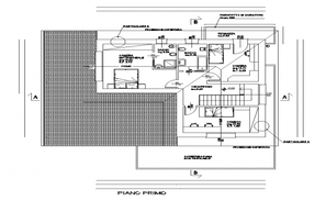 Townhouse Cad Plan - Cadbull