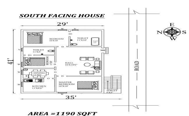 Elevation drawing of the house in dwg file - Cadbull