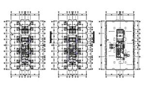 Multistorey circular restaurant layout plan drawing in dwg AutoCAD file ...