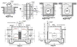 Foundation, staircase and several constructive structure details of ...