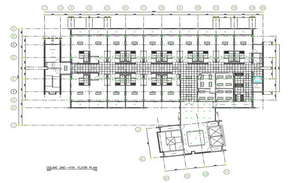 Medical hospital observation ward layout plan details dwg file - Cadbull