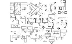 Chair for office use detail CAD blocks 2d view layout file - Cadbull