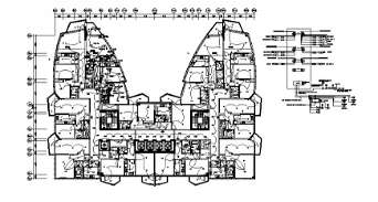 Small apartment unit plan working drawing in dwg file. - Cadbull