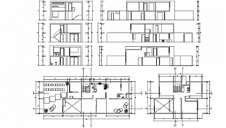 The apartment section detail drawing derived in this AutoCAD file ...
