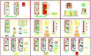 16x8m house plan is given in this Autocad 2D drawing file. Download the ...