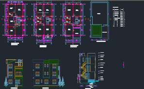 2D Second storey house plan drawing - Cadbull