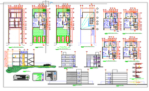 House plan with furniture details in AutoCAD - Cadbull