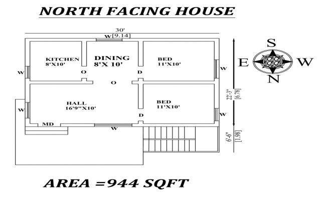 Ground And First Floor Plan Housing Plan Layout File - Cadbull