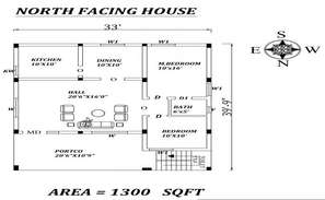 Front view of villa elevation dwg file - Cadbull