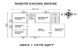 Roof plan of 17x10m house plan is given in this Autocad drawing file ...