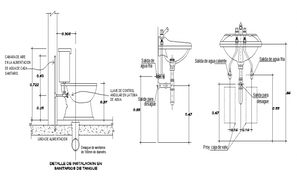 Slope toilet plan details is given in this 2D Autocad DWG drawing file ...