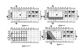 Factory Building Elevation CAD Drawing - Cadbull