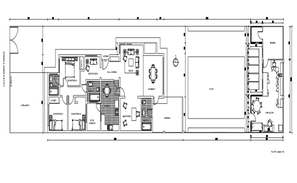 30' X 40' House Furniture Plan Autocad File - Cadbull