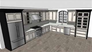 Modular Kitchen Elevation and Furniture Design 2d AutoCAD Drawing Free