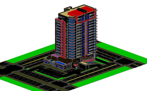 Building elevation design CAD File - Cadbull