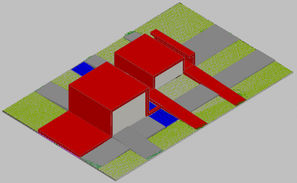 Small one family wood house 3d model cad drawing details skp file - Cadbull