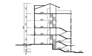 24X14 Meter Apartment 3 BHK layout Plan CAD Drawing DWG File - Cadbull