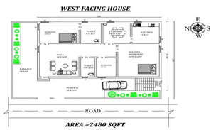 Sanitary installation with septic tank connection of unifamiliary ...