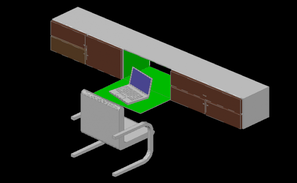 study table elevation