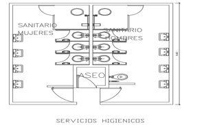 Public Toilet Plan And Section CAD Drawing Free Download DWG File - Cadbull