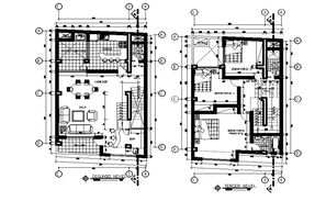 24' X 30' South Facing House Plan AutoCAD File - Cadbull